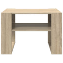 vidaXL Dohányzóasztal tárolóval Sonoma tölgy 66 x 53 x 45 cm Faanyag