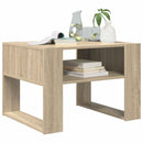 vidaXL Dohányzóasztal tárolóval Sonoma tölgy 66 x 53 x 45 cm Faanyag