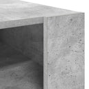 vidaXL Dohányzóasztal tárolóval Beton Szürke 66 x 53 x 45 cm Faanyag