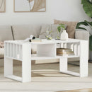 vidaXL Dohányzóasztal Fehér 92 x 49,5 x 45 cm Faanyag