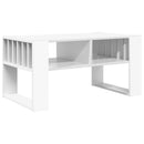 vidaXL Dohányzóasztal Fehér 92 x 49,5 x 45 cm Faanyag
