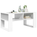 vidaXL Dohányzóasztal Fehér 92 x 49,5 x 45 cm Faanyag