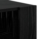 vidaXL Dohányzóasztal Fekete tölgy 92 x 49,5 x 45 cm Faanyag
