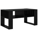 vidaXL Dohányzóasztal Fekete tölgy 92 x 49,5 x 45 cm Faanyag