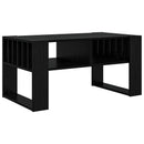vidaXL Dohányzóasztal Fekete tölgy 92 x 49,5 x 45 cm Faanyag