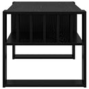 vidaXL Dohányzóasztal Fekete tölgy 92 x 49,5 x 45 cm Faanyag
