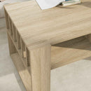vidaXL Dohányzóasztal Sonoma tölgy 92 x 49,5 x 45 cm Faanyag