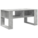 vidaXL Dohányzóasztal Beton Szürke 92 x 49,5 x 45 cm Faanyag