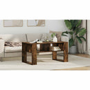vidaXL Dohányzóasztal Füstölt tölgy 92 x 49,5 x 45 cm Faanyag