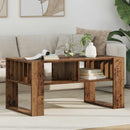 vidaXL Dohányzóasztal Öreg fa 92 x 49,5 x 45 cm Faanyag