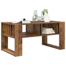 vidaXL Dohányzóasztal Öreg fa 92 x 49,5 x 45 cm Faanyag