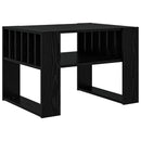 vidaXL Dohányzóasztal Fekete tölgy 66 x 49,5 x 45 cm Faanyag