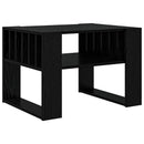 vidaXL Dohányzóasztal Fekete tölgy 66 x 49,5 x 45 cm Faanyag