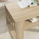 vidaXL Dohányzóasztal Sonoma tölgy 66 x 49,5 x 45 cm Faanyag