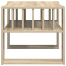 vidaXL Dohányzóasztal Sonoma tölgy 66 x 49,5 x 45 cm Faanyag