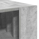 vidaXL Dohányzóasztal Beton Szürke 66 x 49,5 x 45 cm Faanyag