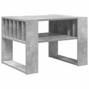 vidaXL Dohányzóasztal Beton Szürke 66 x 49,5 x 45 cm Faanyag