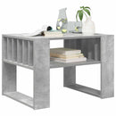 vidaXL Dohányzóasztal Beton Szürke 66 x 49,5 x 45 cm Faanyag