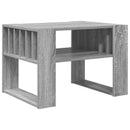 vidaXL Dohányzóasztal Szürke Sonoma 66 x 49,5 x 45 cm Faanyag