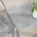 vidaXL Kávasztal Szett 2 pcs Beton Szürke Faanyag