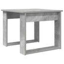 vidaXL Kávasztal Szett 2 pcs Beton Szürke Faanyag