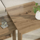 vidaXL Kávasztal Szett 2 db Artisan tölgy 50 x 52 x 42 cm Szerelt Fa