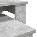 vidaXL Kávasztal Szett 2 pcs Beton Szürke Faanyag