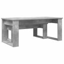 vidaXL Kávasztal Szett 2 pcs Beton Szürke Faanyag