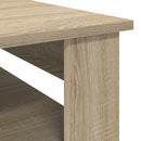 vidaXL Dohányzóasztal tárolóval Sonoma tölgy 64 x 54 x 44 cm Faanyag
