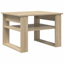 vidaXL Dohányzóasztal tárolóval Sonoma tölgy 64 x 54 x 44 cm Faanyag