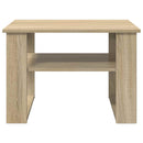 vidaXL Dohányzóasztal tárolóval Sonoma tölgy 64 x 54 x 44 cm Faanyag