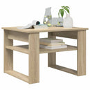 vidaXL Dohányzóasztal tárolóval Sonoma tölgy 64 x 54 x 44 cm Faanyag
