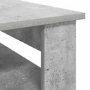 vidaXL Dohányzóasztal tárolóval Beton Szürke 64 x 54 x 44 cm Faanyag