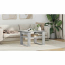 vidaXL Dohányzóasztal tárolóval Beton Szürke 64 x 54 x 44 cm Faanyag