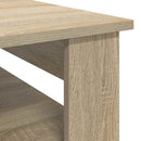 vidaXL Dohányzóasztal tárolóval Sonoma tölgy 96 x 54 x 44 cm Faanyag