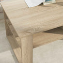 vidaXL Dohányzóasztal tárolóval Sonoma tölgy 96 x 54 x 44 cm Faanyag
