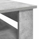 vidaXL Dohányzóasztal tárolóval Beton Szürke 96 x 54 x 44 cm Faanyag