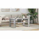 vidaXL Dohányzóasztal tárolóval Beton Szürke 96 x 54 x 44 cm Faanyag