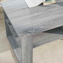 vidaXL Dohányzóasztal tárolóval Szürke Sonoma 96 x 54 x 44 cm Faanyag
