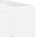 vidaXL Dohányzóasztal Fehér 110 x 50 x 41 cm Faanyag