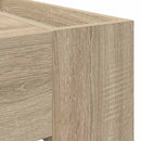 vidaXL Dohányzóasztal Sonoma tölgy 110 x 50 x 41 cm Faanyag