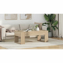vidaXL Dohányzóasztal Sonoma tölgy 110 x 50 x 41 cm Faanyag