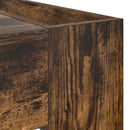 vidaXL Dohányzóasztal Füstölt tölgy 110 x 50 x 41 cm Faanyag