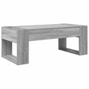vidaXL Dohányzóasztal Szürke Sonoma 110 x 50 x 41 cm Faanyag