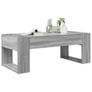 vidaXL Dohányzóasztal Szürke Sonoma 110 x 50 x 41 cm Faanyag