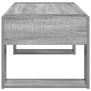 vidaXL Dohányzóasztal Szürke Sonoma 110 x 50 x 41 cm Faanyag
