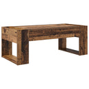 vidaXL Dohányzóasztal Öreg fa 110 x 50 x 41 cm Faanyag