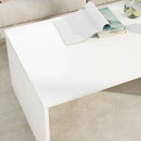 vidaXL Dohányzóasztal Fehér 95 x 50 x 34 cm Faanyag