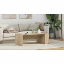 vidaXL Dohányzóasztal Sonoma tölgy 95 x 50 x 34 cm Faanyag