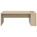 vidaXL Dohányzóasztal Sonoma tölgy 95 x 50 x 34 cm Faanyag